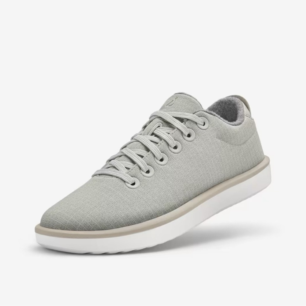 Allbirds Wool Piper Woven Casual Sneakers Gray Size 9 Men’s Lace Up Merino Wool
